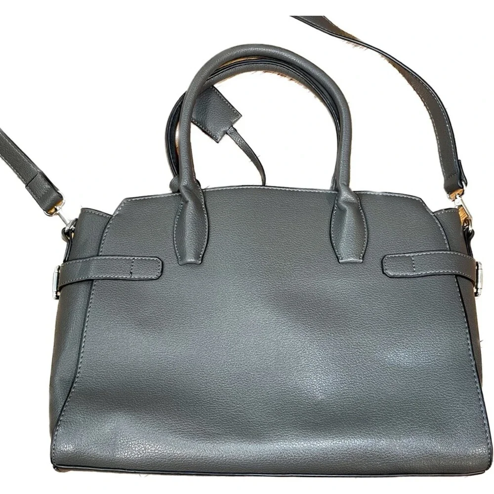 Charming Charlie | Gray Vegan Leather Tote